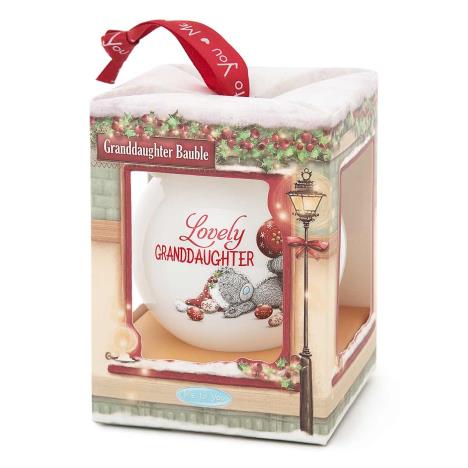 Lovely Granddaughter Me To You Bear Christmas Bauble £2.99